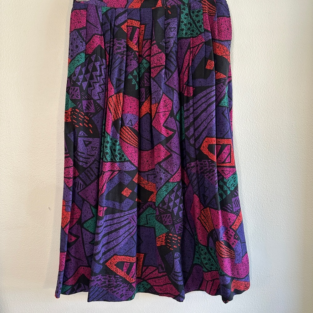 Worthington Colorful Geometric Women's Skirt - size 14